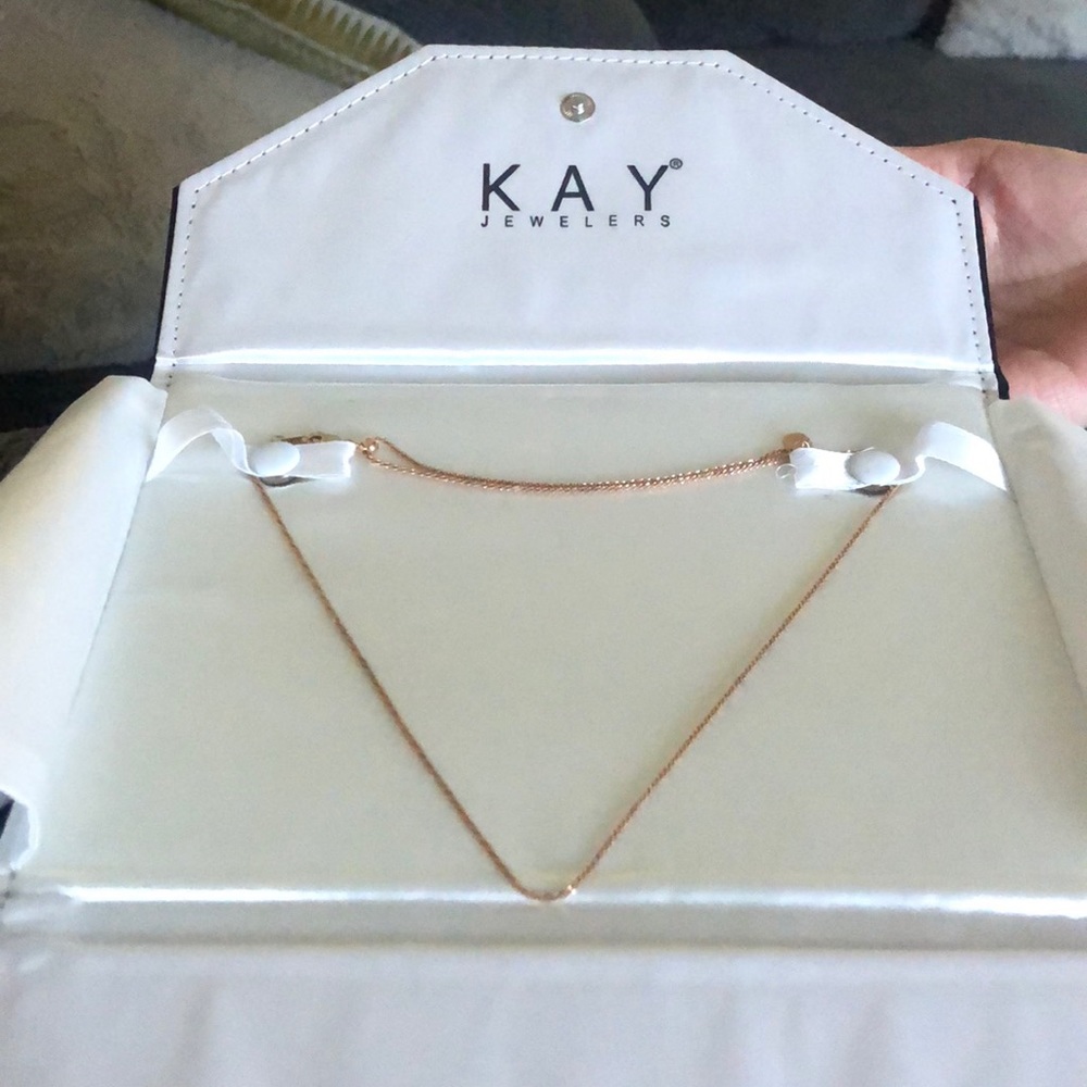 14k Kay Rose Gold choker necklace
